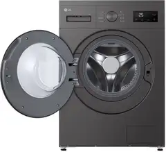 LG edestä täytettävä pyykinpesukone F4A1009NDK, 9kg, tumma harmaa - 2