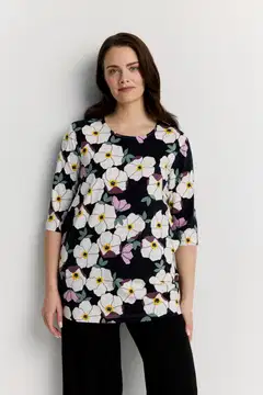 Finlayson naisten trikootunika Ruusa - Multicolor - 1