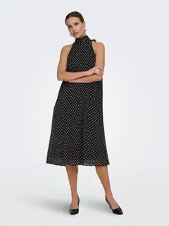 JDY naisten mekko Jdypolka - BLACK - 5