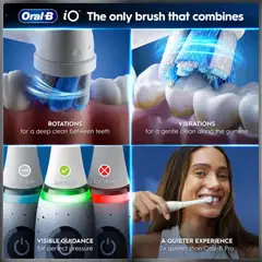 Oral-B iO10 Stardust White sähköhammasharja + lataava matkakotelo + hammasharjateline - 8