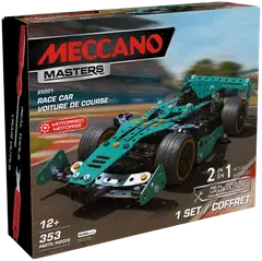 Meccano 2-in-1 Hypercar ja F1 -rakennussarja - 11
