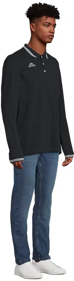 Kappa miesten pitkähihainen pikeepaita Logo Maltax 303RU90 - 005 black - 4
