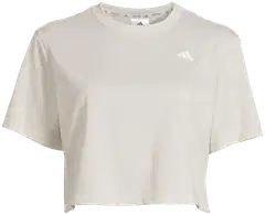 adidas naisten crop-pituinen treenipaita lyhyet hihat JE6169 - Wonder alumina - 2