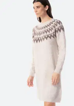 TEX naisten neuletunika I291487 - BROWN - 4