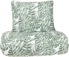 Xtra pussilakanasetti Jaymin 150 x 210 + 55 x 65 cm vihreä - 1