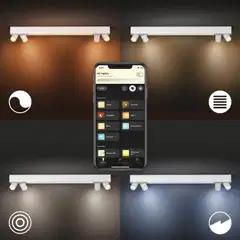 Philips Hue Centris -kattovalaisin neljällä kohdevalolla 40W 2000-6500K 4400LM valkoinen - 8