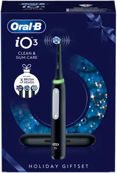 Oral-B sähköhammasharja iO3 musta lahjapakkaus +1 vaihtoharja - 4