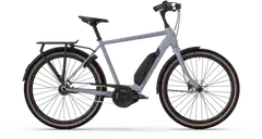 Helkama e-Oiva 27,5" Kaupunkisähköpyörä 5-vaihdetta runko 54 cm siniharmaa - 1