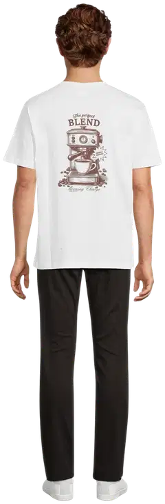 WKLY. miesten t-paita Coffee Beans - WHITE - 3