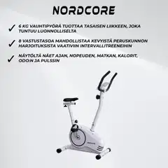 Nordcore Kuntopyörä 600 Valkoinen - 8