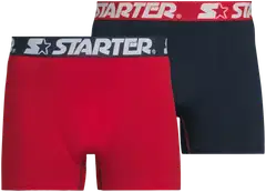 Starter miesten bokserit 190S071801 2-pack - Navy/red - 1