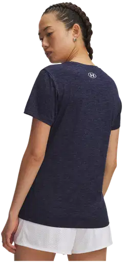 Under Armour naisten treenipaita Tech SSC Twist 1384230 - Midnight Navy - 2