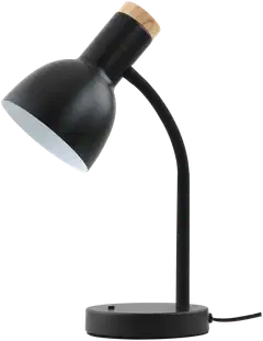FocusLight Oslo pöytävalaisin, kork:36cm, 1xE27 max.8W(LED), On-Off kytkin valaisimen rungossa, IP20, musta - 2
