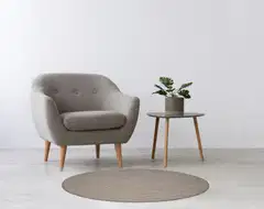 House matto Lyra 100 cm pyöreä sand beige - 5