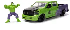 Jada Marvel Hulk ja 2014 Dodge Ram 1500, 20 cm, 1:24, die-cast - 2