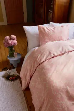 Finlayson satiini pussilakanasetti Katveessa150X210+50X60 vaal.pun/beige - 2