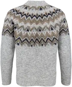 TEX naisten intarsia-neulepusero I997010 - GREY CHINE LIGHT - 3