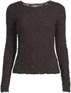 WKLY. naisten pitsitrikoopusero 213W341100 - chocolate torte - 2