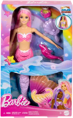 Barbie Feature Mermaid väriävaihtava merenneitonukke - 1