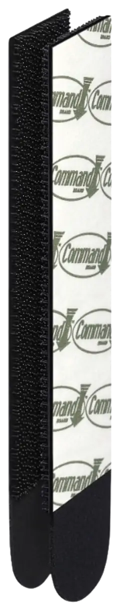 Command™-taulunkiinnityspalat 17206BLK-4-UKN, musta, iso, 4 paria (8 palaa) - 6