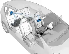 Reer takaistuimen pyöreä peili autoon kaareva ja iso 17cm - 2