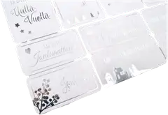 J.K. Primeco Pakettitarra Joulu hopeafolio 3ark - 2