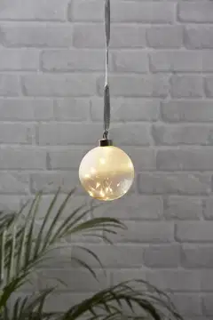 Star Trading Led-lasipallo Glow 10 cm, huurrelasi - 2