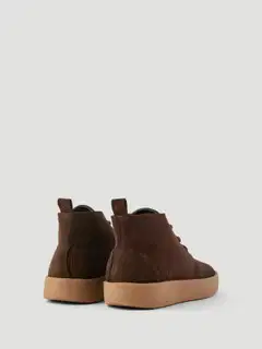 Björn Borg miesten mokkanahkaiset vapaa-ajan kengät Desert Chukka Brown - Dark brown - 4