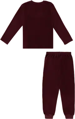 TEX lasten fleecepyjama LA - WINE - 2