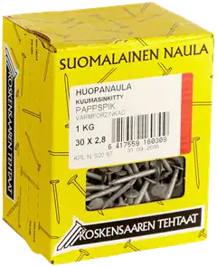 Koskensaaren Tehtaat Huopanaula kuumasink. 1kg 30x2,8mm - 1