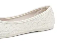 Dinsko lasten ballerinat Wendy - WHITE - 4