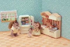 Sylvanian Families Maalaistalon keittiö jääkaapilla - 5