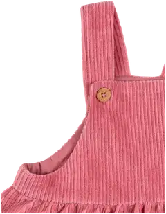 TEX BABY vauvojen lappuhame vakosamettia I990701 - PINK DARK - 3