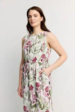 Finlayson naisten pellavamekko Kumpula - Multicolor - 5