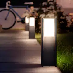 Philips Hue Turaco -pylväsvalaisin 8.1W 1000-20000K 1100LM anthracite säädettävä lämpimästä viileään - 3