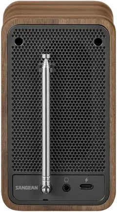 Sangean radio Bluetooth yhteydellä DDR-8, pähkinä - 4