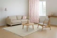 House verho Tara-köynnös 140x250 cm, vaaleanpunainen - 5