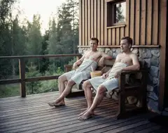 Jämäkkä penkki käsinojilla, tumman harmaa, 178x61x82 cm - 4