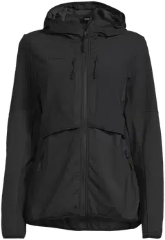 Luode12 naisten retkeily- ja ulkoilutakki 223L112664 - Jet Black - 2