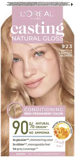 L'Oréal Paris Casting Natural Gloss 923 Vanilla Lightest Blonde - 1