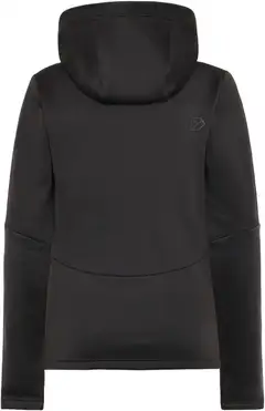 Didriksons naisten hupullinen fleecetakki Anneli - BLACK - 2
