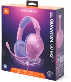 JBL Pelikuulokkeet Quantum 100 m2 violetti - 9