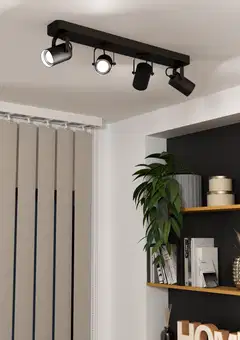 EGLO Spottivalaisin 4-os  Sorego led 4x3W 58x10x12cm musta - 5