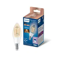 Philips Smart Lighting LED-filamenttilamppu 5W C35 E14 2700-6500K 470lm kirkas - 2