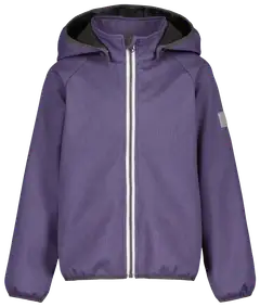 HC Outwear lasten softshell-takki Elliot - Viola melange - 1