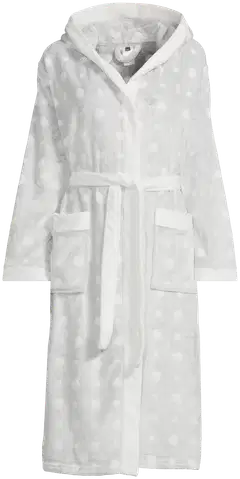 Actuelle naisten aamutakki 212A382630 - Grey/white - 2