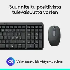 Logitech Wireless Desktop MK250 - GRAPHITE - 9