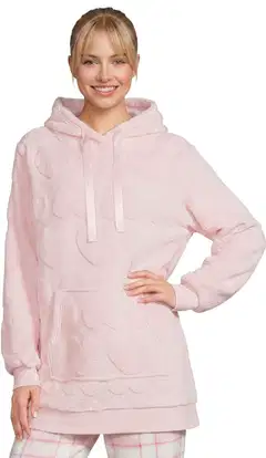Actuelle naisten fleecetunika 212A382637 - Pink-a-boo - 1