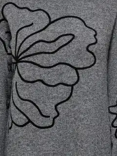 JDY naisten neulemekko Jdyjella - Medium Grey Melange - 3