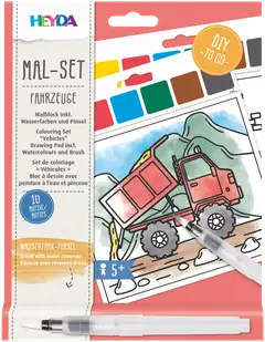 Värityssetti Ajoneuvot - 1
